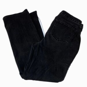 NYDJ Not Your Daughters Jeans Barbara Bootcut Lift and Tuck Black Jeans Women 10